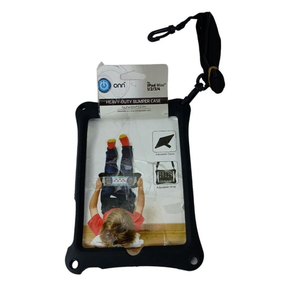 Onn Heavy Duty Bumper Case For ipad Mini 1/2/3/4 - Picture 1 of 4